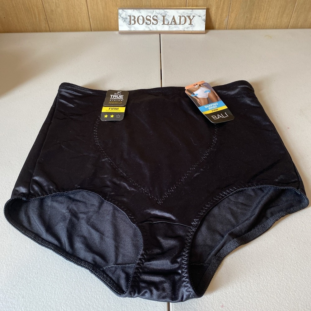 BALI Shaping Brief FIRM True Control System Black Size 3X 1 PAIR